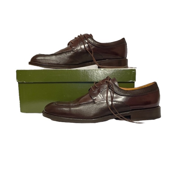 Mezlan Shoes | Mezlan La Paz Rich Medium Brown Leather Lace Up Oxford Dress Shoes Size 9.5 | Color: Brown | Size: 9.5 | Lillieolivia's Closet